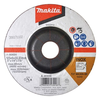 Foto 1 | Muela Abrasiva Makita A-95962 Inox 36 Grit 125x6,35x22,23 Mm - Venta Internacional.