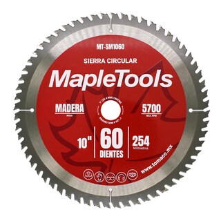 Foto 1 | Disco Sierra Circular 10'' Centro 1'' 60 Dientes Maple Tools