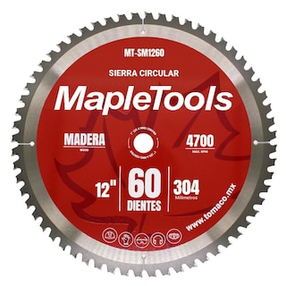 Foto 1 | Disco para Sierra Circulas Mapletools 12 Pulgadas