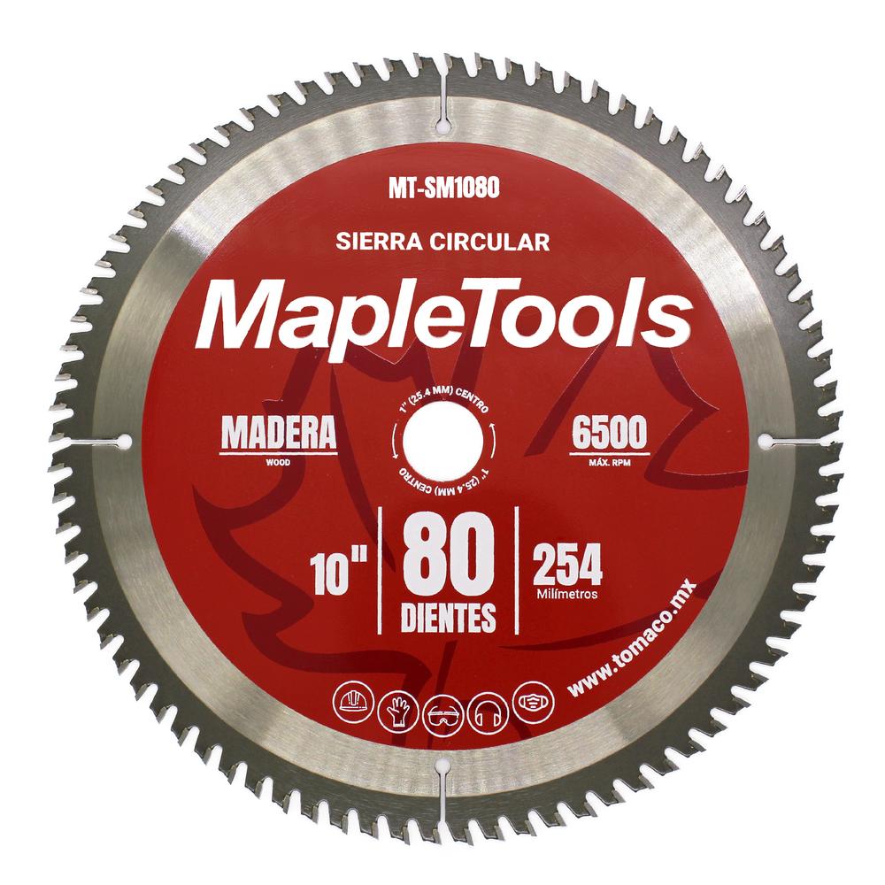 Foto 1 | Disco para Sierra Circulas Mapletools 10 Pulgadas