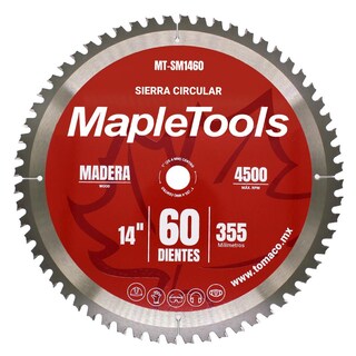 Foto 1 | Disco para Sierra Circulas Mapletools 14 Pulgadas