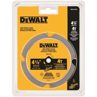 Foto 4 | Hoja De Sierra Dewalt 4-1/2 Pulgadas 4t Pcd Para Fibrocemento - Venta Internacional.