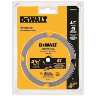 Foto 6 | Hoja De Sierra Dewalt 4-1/2 Pulgadas 4t Pcd Para Fibrocemento - Venta Internacional.