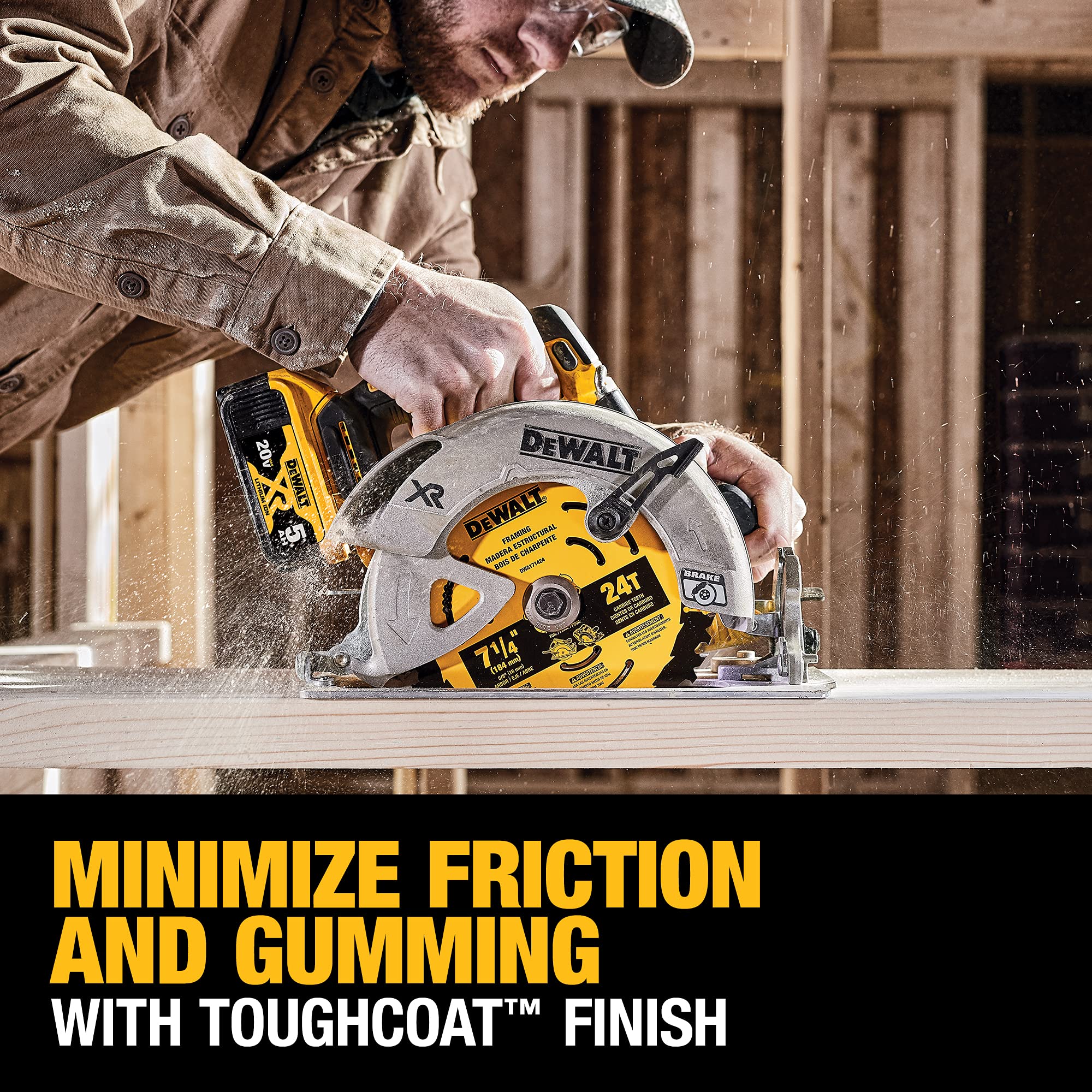 Foto 4 pulgar | Hoja De Sierra Circular Dewalt Dwa171424b10 Para Madera 24t 7.25 Pulgadas - Venta Internacional.