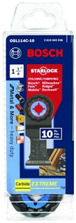 Foto 3 | Cuchillas Oscilantes Multiherramientas Bosch Osl114c-10, Paquete De 10 - Venta Internacional.