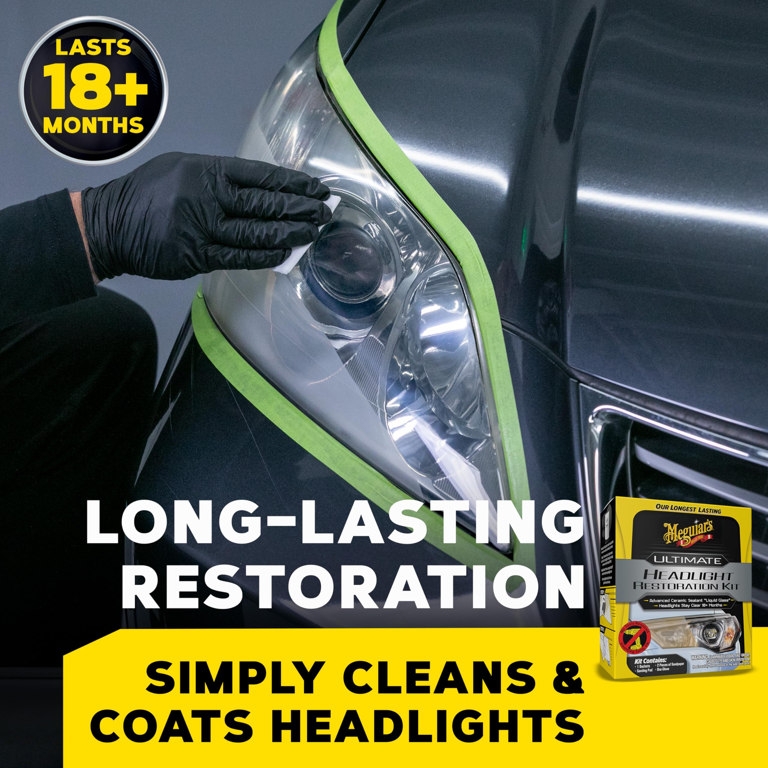 Foto 3 pulgar | Kit De Restauración De Faros Meguiar's Ultimate Para Mayores De 18 Meses - Venta Internacional.