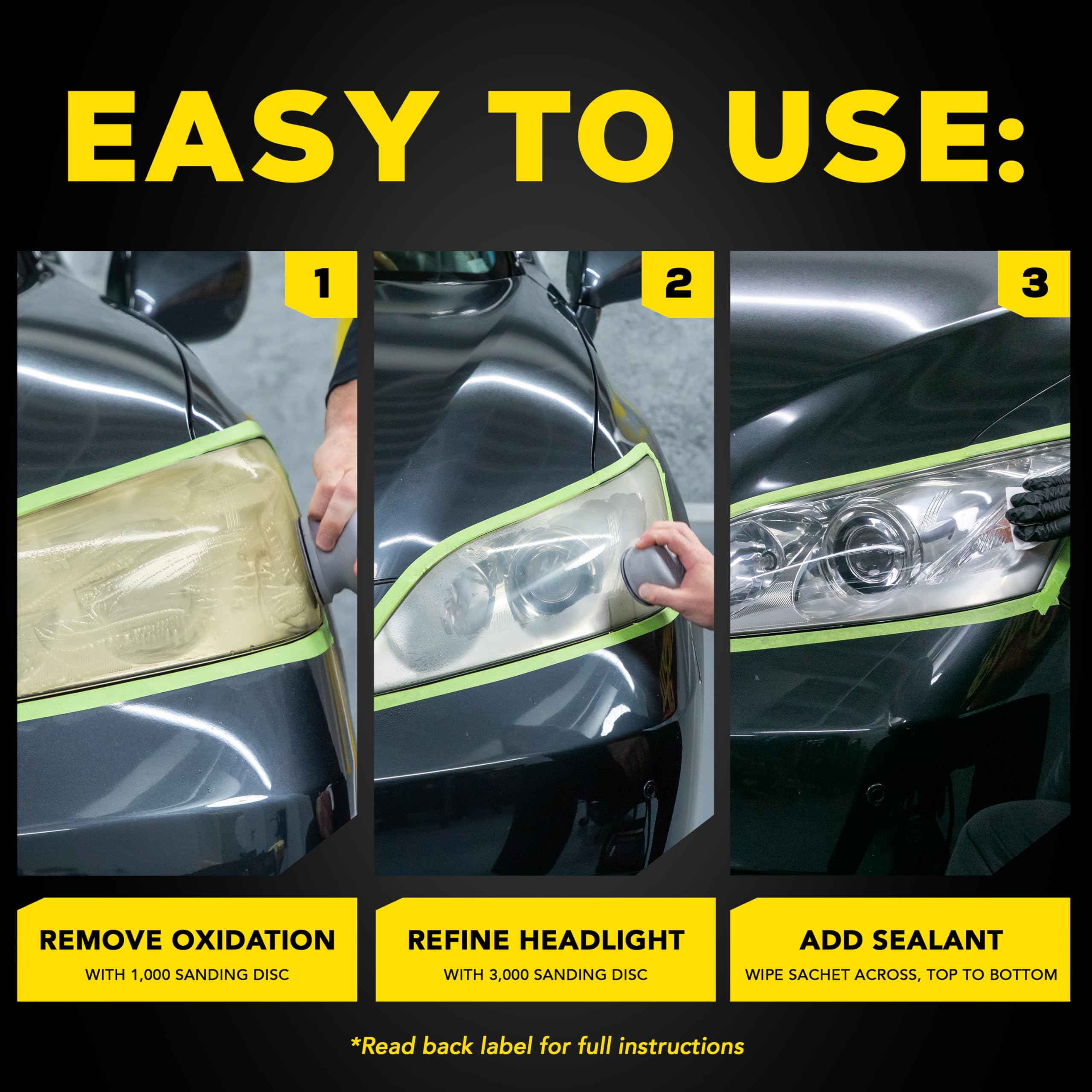 Foto 7 pulgar | Kit De Restauración De Faros Meguiar's Ultimate Para Mayores De 18 Meses - Venta Internacional.