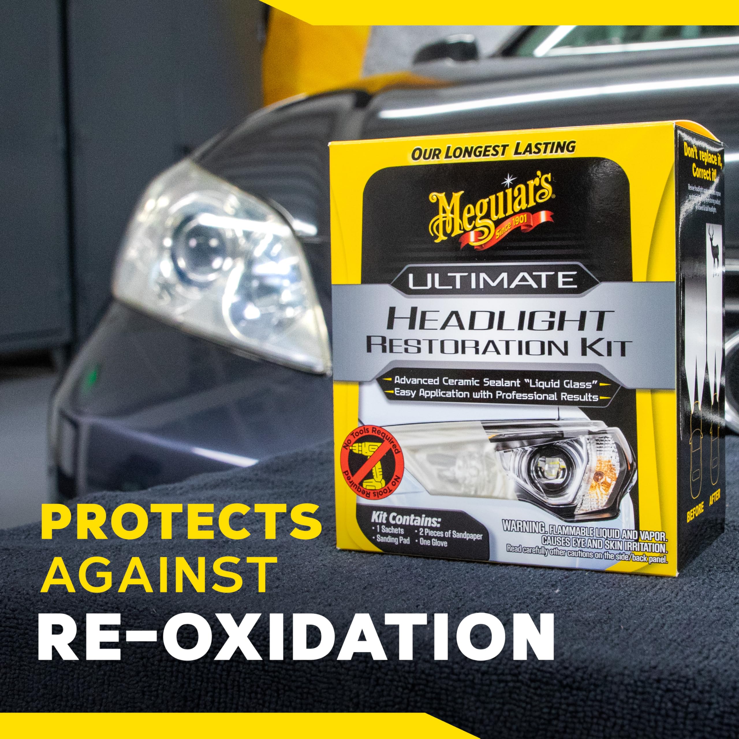 Foto 8 pulgar | Kit De Restauración De Faros Meguiar's Ultimate Para Mayores De 18 Meses - Venta Internacional.