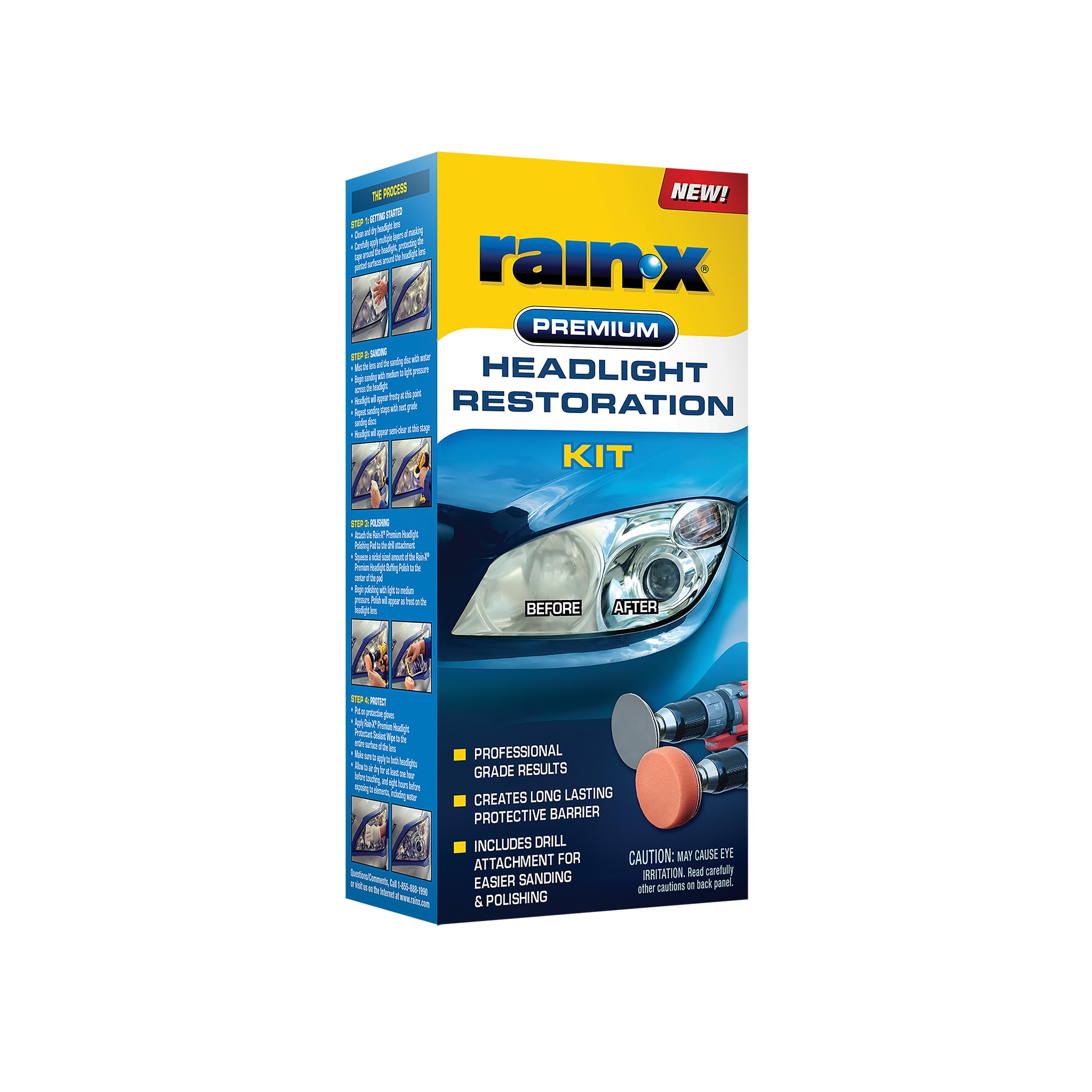 Foto 1 | Kit De Restauración De Faros Delanteros Rain-x 610153 Para Lentes De Luz De Coche - Venta Internacional.