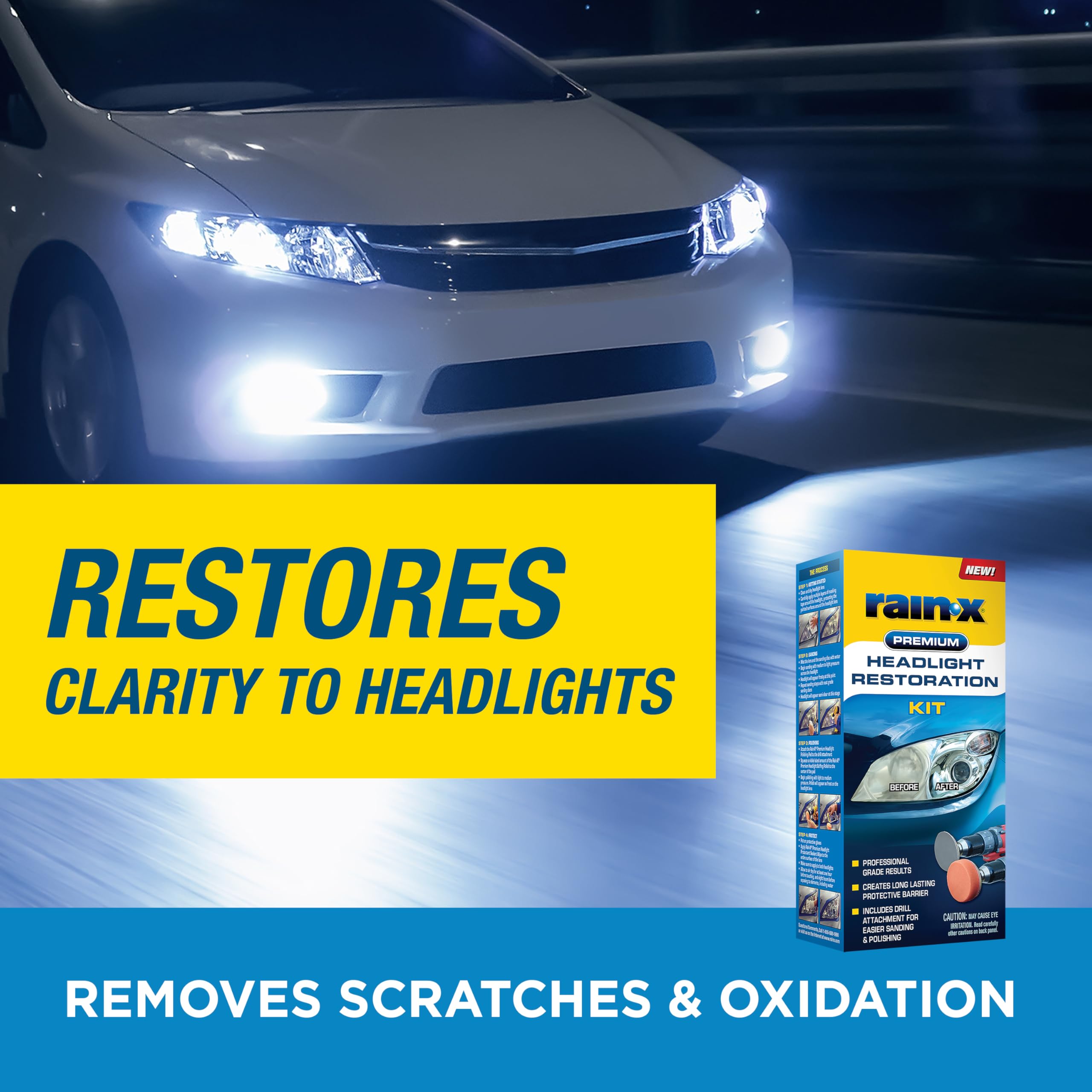 Foto 5 | Kit De Restauración De Faros Delanteros Rain-x 610153 Para Lentes De Luz De Coche - Venta Internacional.