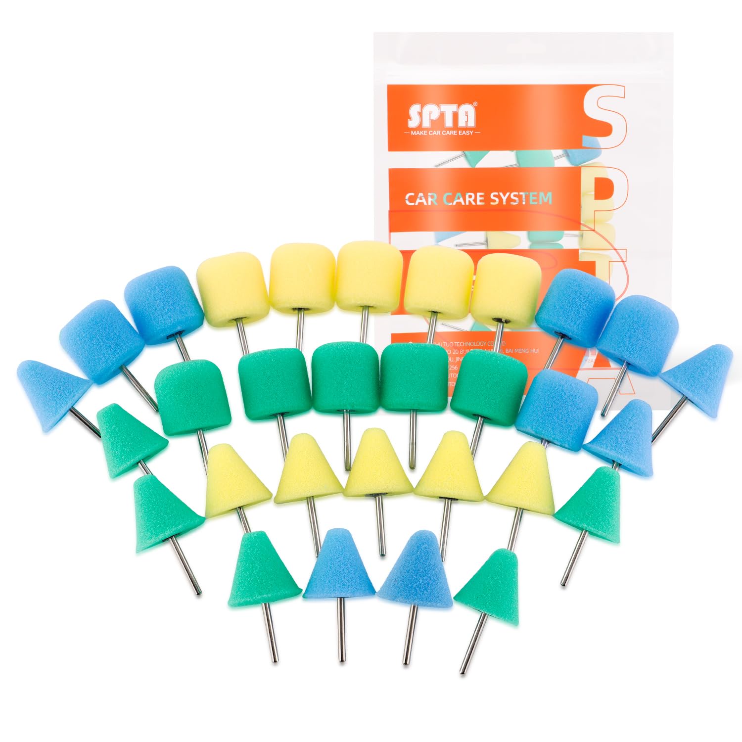 Foto 1 | Juego De Almohadillas Pulidoras Spta Mnpc30 Para Herramientas Rotativas, 30 Unidades - Venta Internacional.