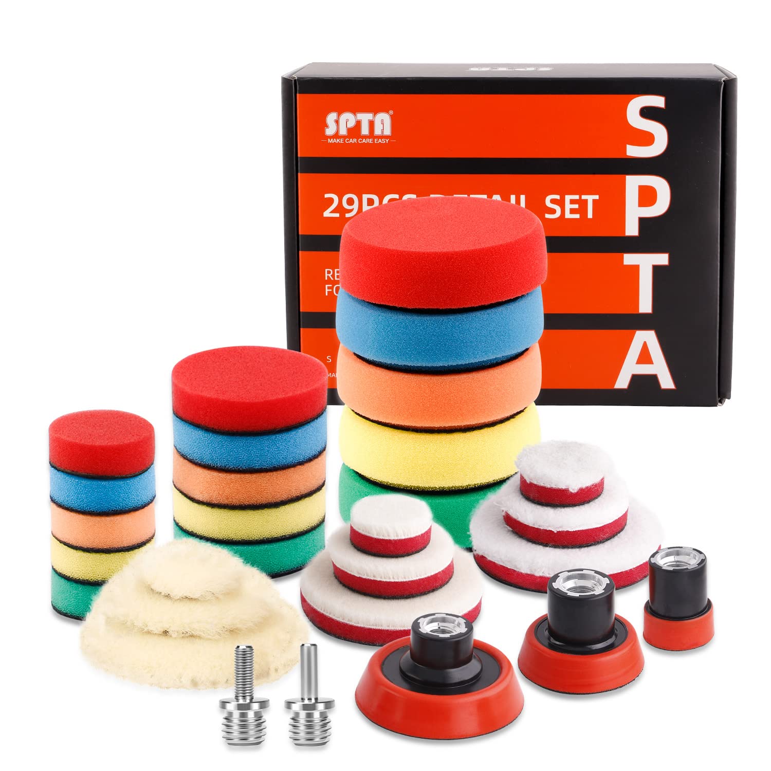 Kit De Almohadillas Pulidoras Con Detalles De Brocas Para Pulir Spta, 29 Unidades - Venta Internacional. $914