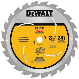 Foto 1 | Hoja De Sierra De Mesa Dewalt Dwafv3824 Flexvolt 24t 210 Mm - Venta Internacional.