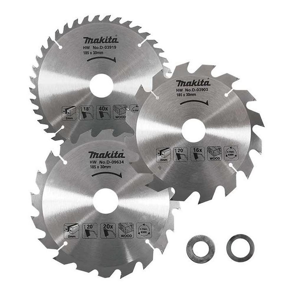 Discos Sierra Para Madera Makita D-44769 7-1/4 3 Pzs $773