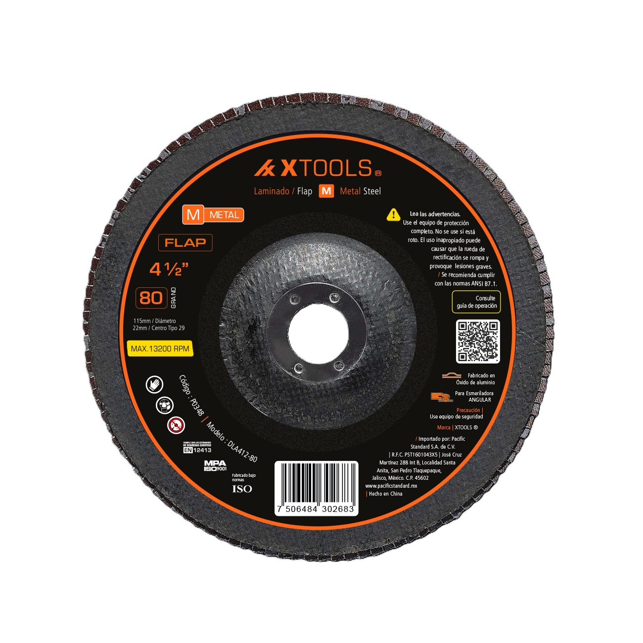 Foto 2 pulgar | Disco Laminado/flap 41/2 Grano 80 Xtools 20pz Dla412