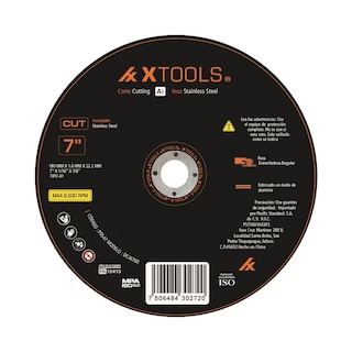 Foto 1 | Disco De Corte 7 Pulg P/metal Acero Inox Xtools 25pz Dcai700