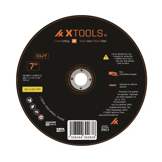 Foto 1 | Disco De Corte 7 Pulg P/metal Xtools 25pz Dcm700