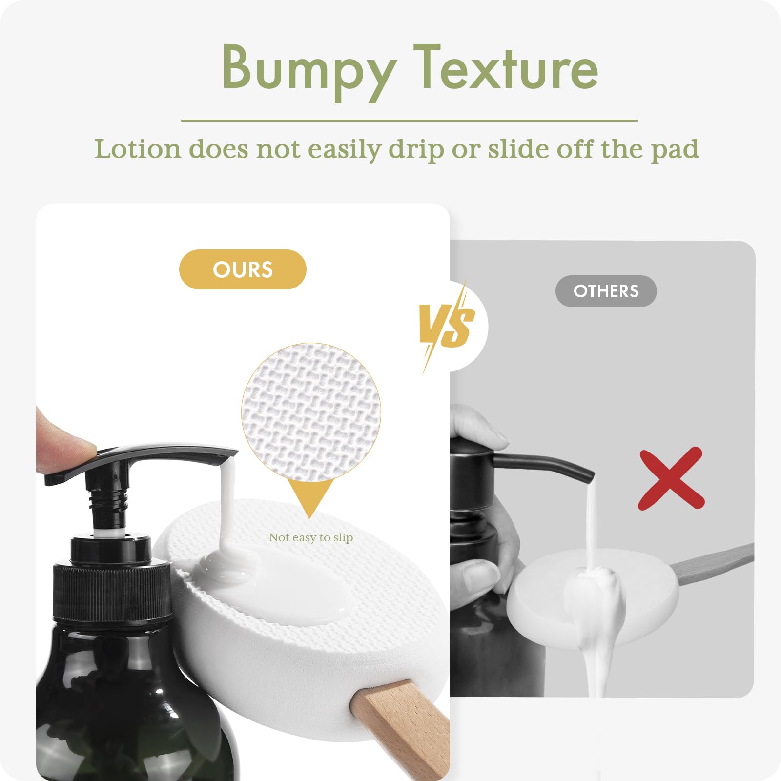 Foto 4 pulgar | Almohadillas De Repuesto Para Aplicadores De Loción Amazerbath  6 Unidades  Blancas - Venta Internacional.