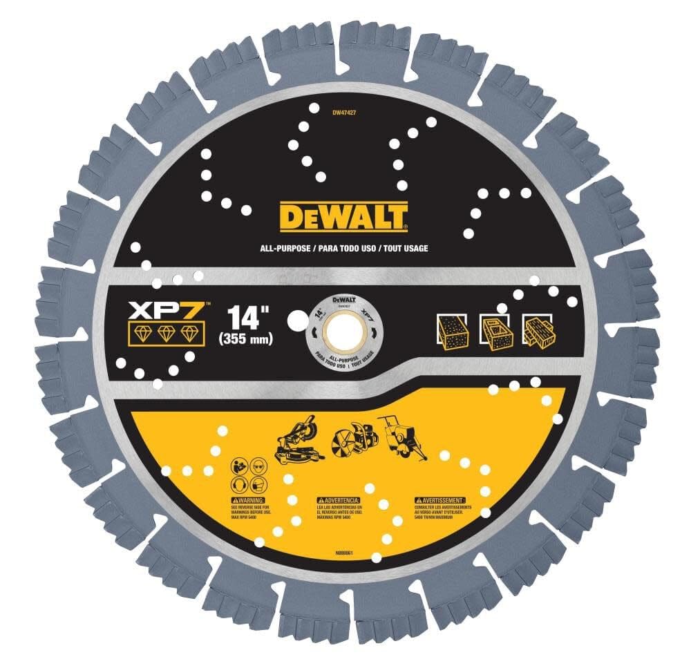 Foto 2 pulgar | Disco De Diamante Dewalt Segmented Xp7 Multiusos De 14 Pulgadas Dw47427 - Venta Internacional.