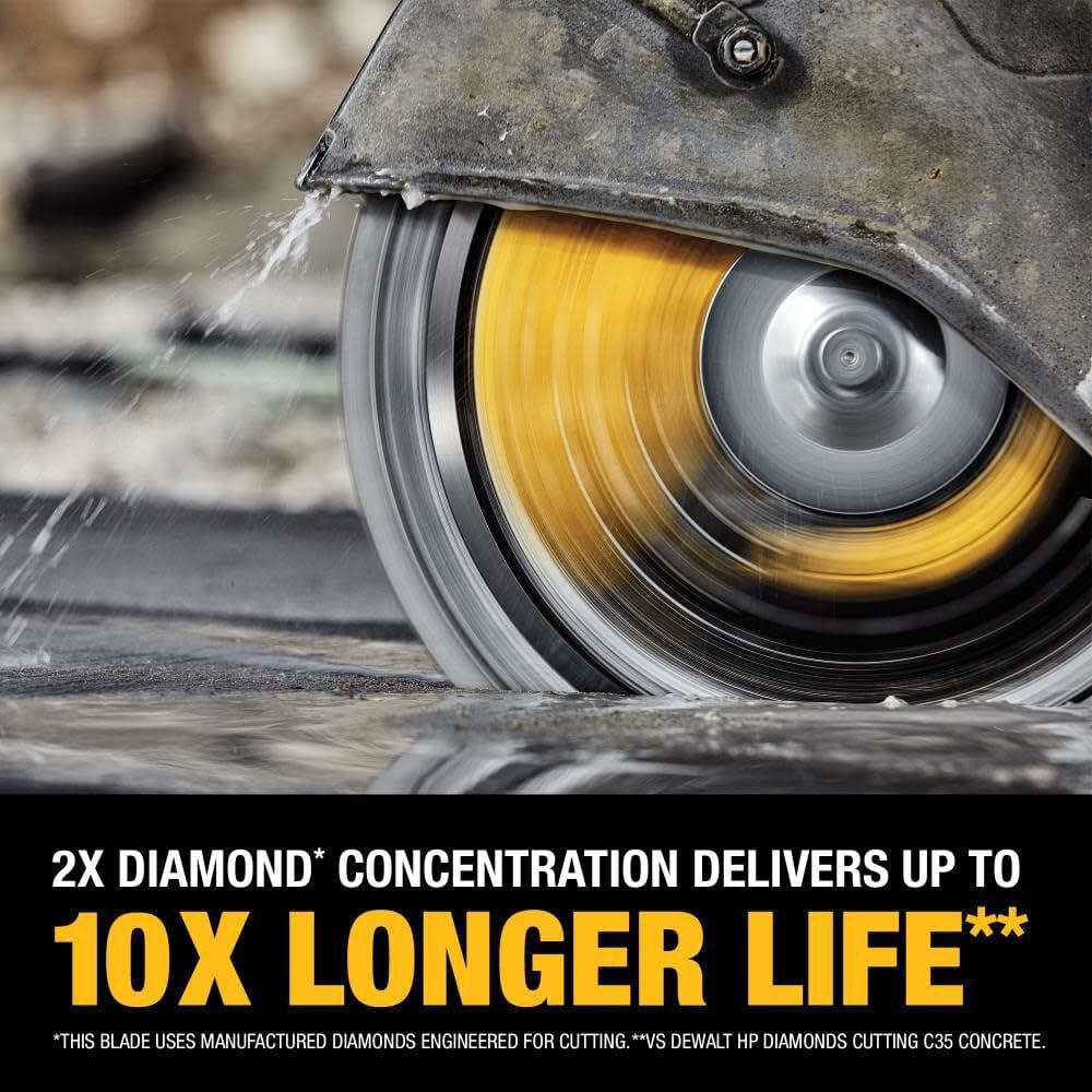 Foto 7 | Disco De Diamante Dewalt Segmented Xp7 Multiusos De 14 Pulgadas Dw47427 - Venta Internacional.