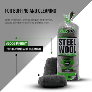 Foto 3 | Almohadillas De Limpieza Steel Wool Pandora #0000 Finest Grade 32 - Venta Internacional.
