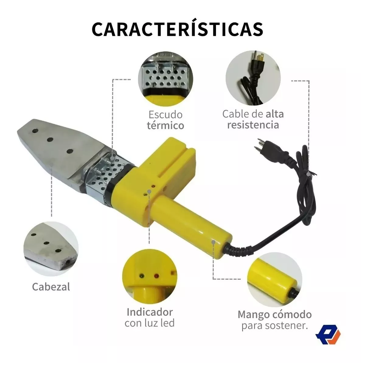 Foto 3 pulgar | Kit de Termofusor con Accesorios 110v Eo Safe Imports color Amarillo