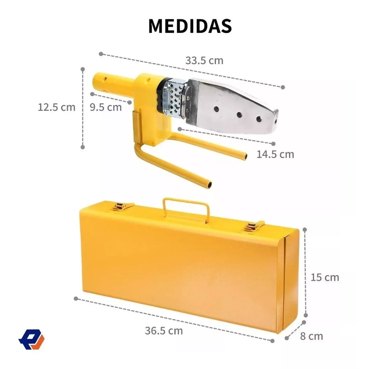 Foto 4 pulgar | Kit de Termofusor con Accesorios 110v Eo Safe Imports color Amarillo