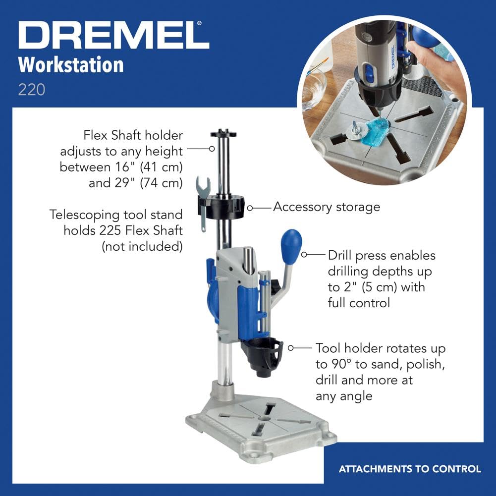 Foto 3 pulgar | Estación de Trabajo Dremel 220-01 para Herramientas Rotativas  - Venta Internacional