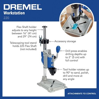 Foto 2 | Estación de Trabajo Dremel 220-01 para Herramientas Rotativas - Venta Internacional
