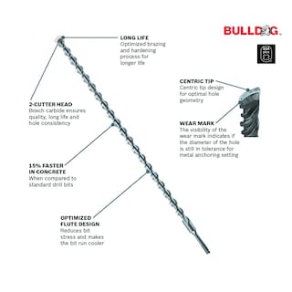 Foto 5 | Broca Perforadora Bosch Bulldog Sds-plus Hc2061b25, Paquete De 25 - Venta Internacional.