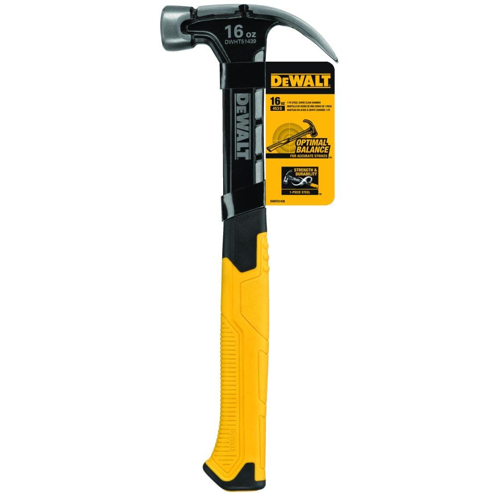 Foto 4 pulgar | Garra Curva De Acero Hammer Dewalt, 450 G/16 Oz, Balanceada Con Precisión - Venta Internacional.