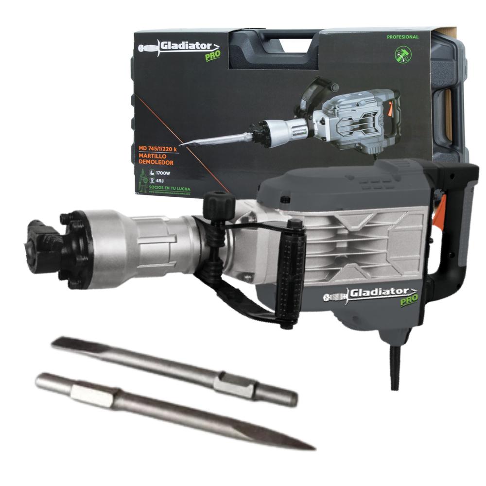 Foto 2 pulgar | Martillo Demoledor Gladiator 45j 120v 1700w Cincelar Romper