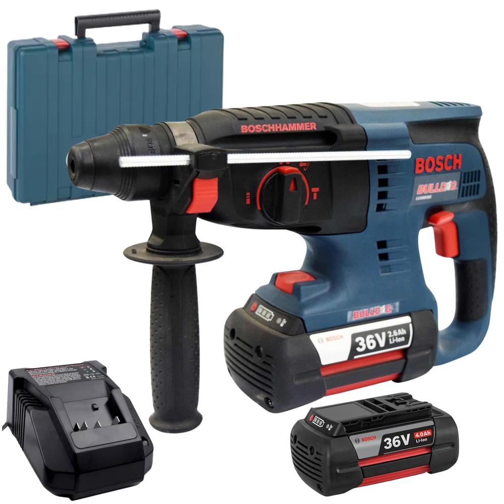 Martillo Perforador Bosch Gbh 36vli Sds Plus 36v +2 Baterías