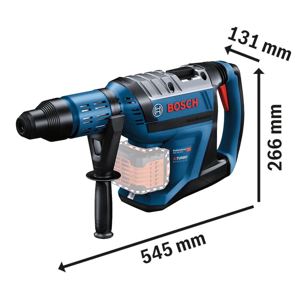 Foto 6 | Martillo Perforador Bosch Batería 18v Biturbo Sds Max.