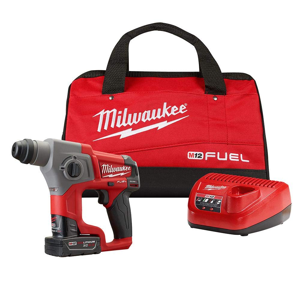 Foto 2 pulgar | Martillo Perforador Milwaukee M12 Fuel 2416-21xc 12v 4.0ah Sds-plus - Venta Internacional.