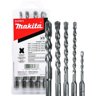 Foto 1 | Juego De Brocas Makita Sds-plus De 5 Piezas Para Martillos Perforadores - Venta Internacional.