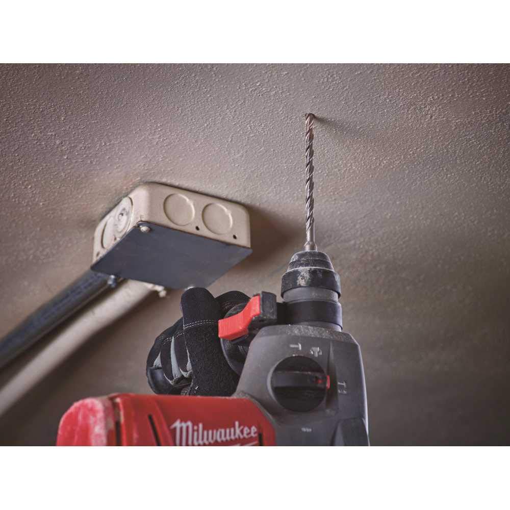 Foto 5 pulgar | Surtido De Brocas Sds+ Milwaukee 48-20-7490 Con Carburo De 4 A 12 Mm - Venta Internacional.