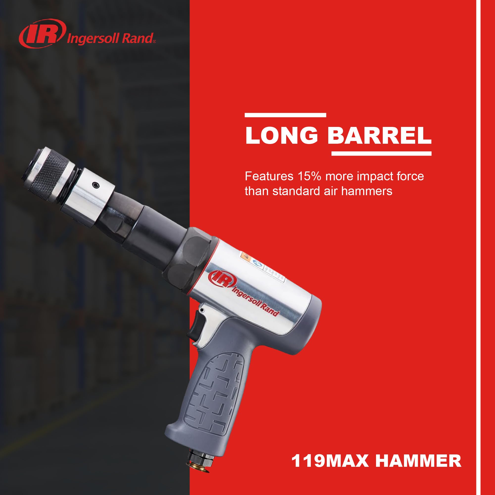 Foto 3 pulgar | Martillo Neumático Ingersoll Rand 119maxk con Reducción de Vibraciones 5 Piezas - Venta Internacional