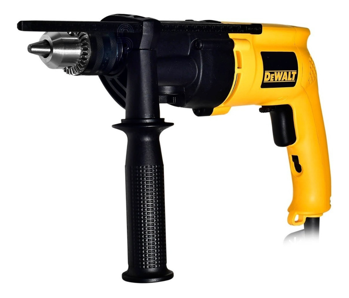 Taladro Rotomartillo Dewalt Dw505 1/2 Pulgadas 800w con 2 Velocidades color Amarillo