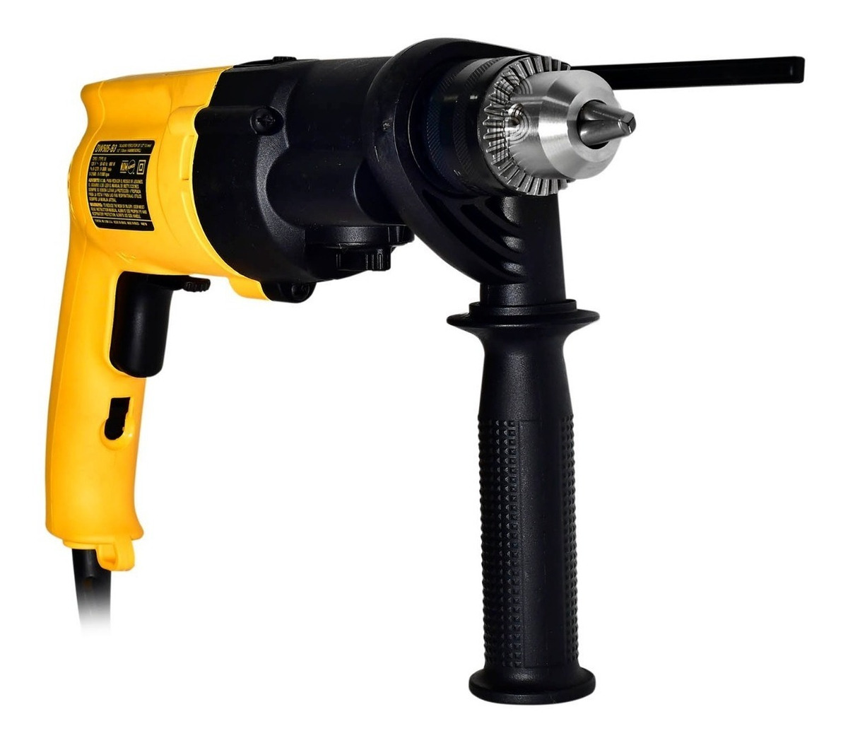 Foto 4 pulgar | Taladro Rotomartillo Dewalt Dw505 1/2 Pulgadas 800w con 2 Velocidades color Amarillo