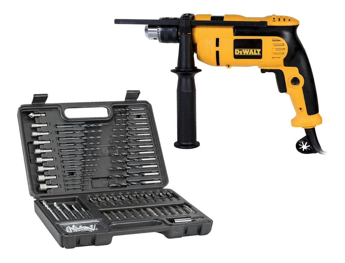 Rotomartillo Dewalt Dwd024-b3 Kit Seg más Brocas y Puntas color Amarillo