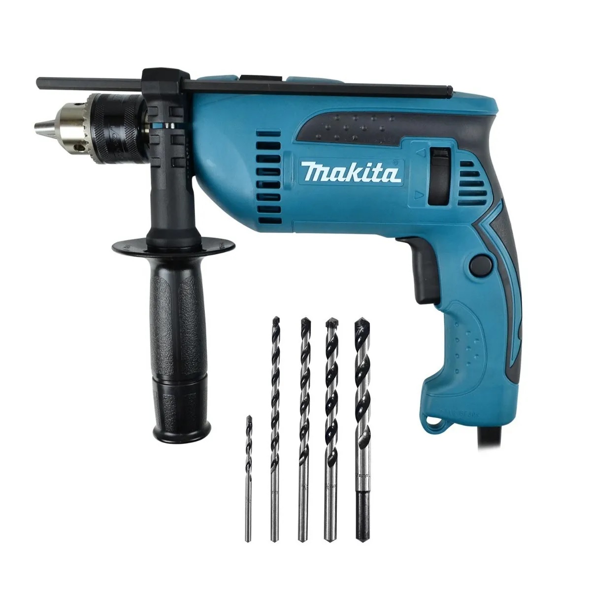 Rotomartillo Makita Hp1640+ 5 Brocas Makita Multi-materiales