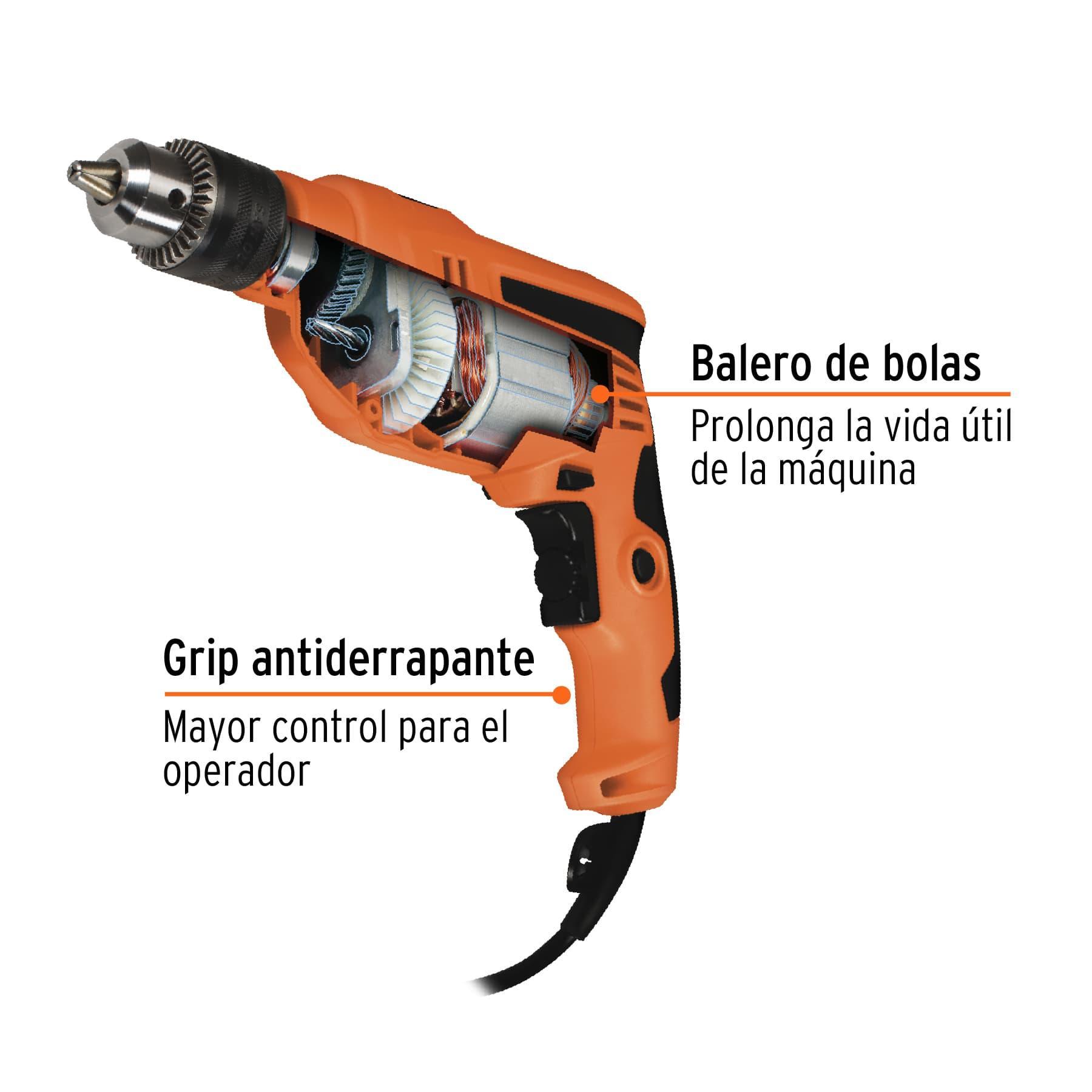 Foto 4 pulgar | Rotomartillo 1/2'' Truper color Anaranjado de 600 W Profesional