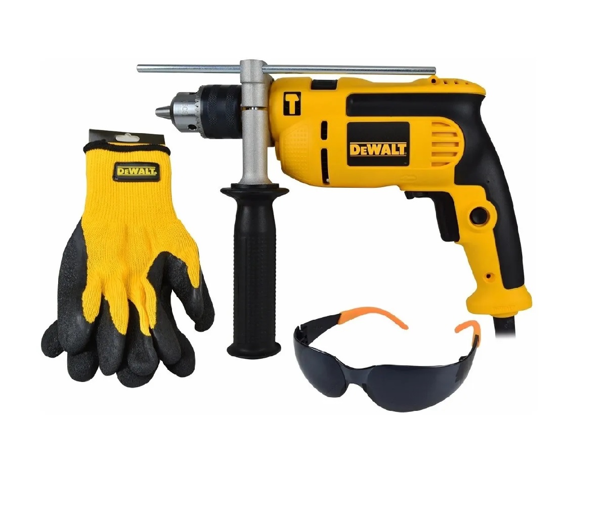 Rotomartillo 650 W + Guantes + Lentes Dewalt