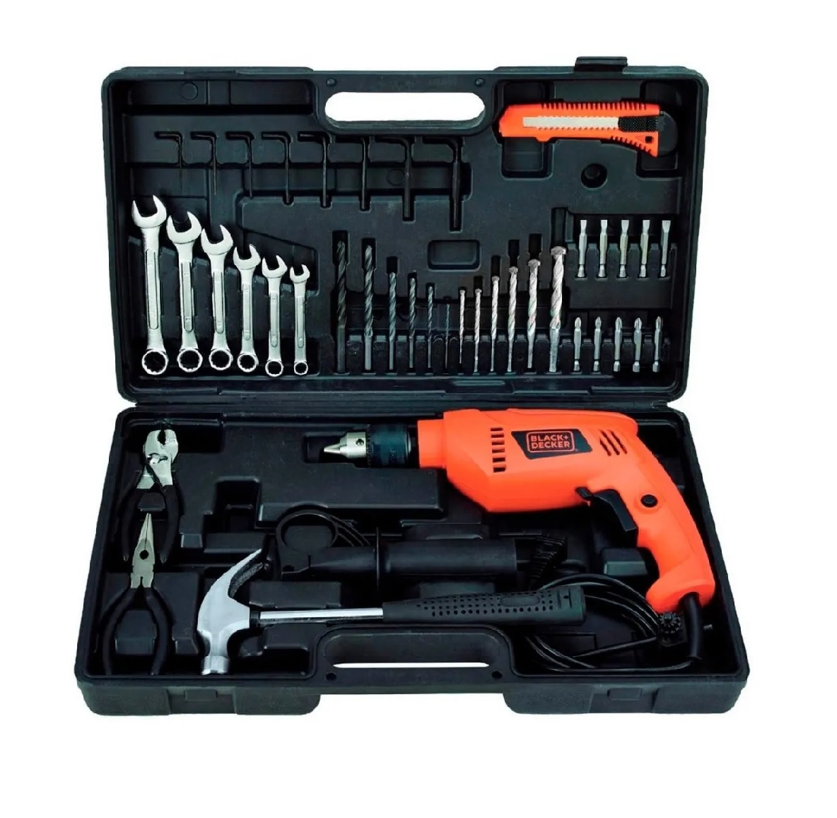 Rotomartillo Black & Decker Hd565k + 40 Herramientas Y Accesorios