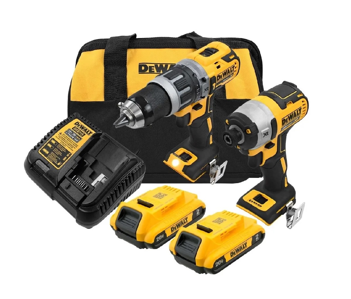 Foto 2 pulgar | Rotomartillo Dewalt + Llave de Impacto 20v Brushless