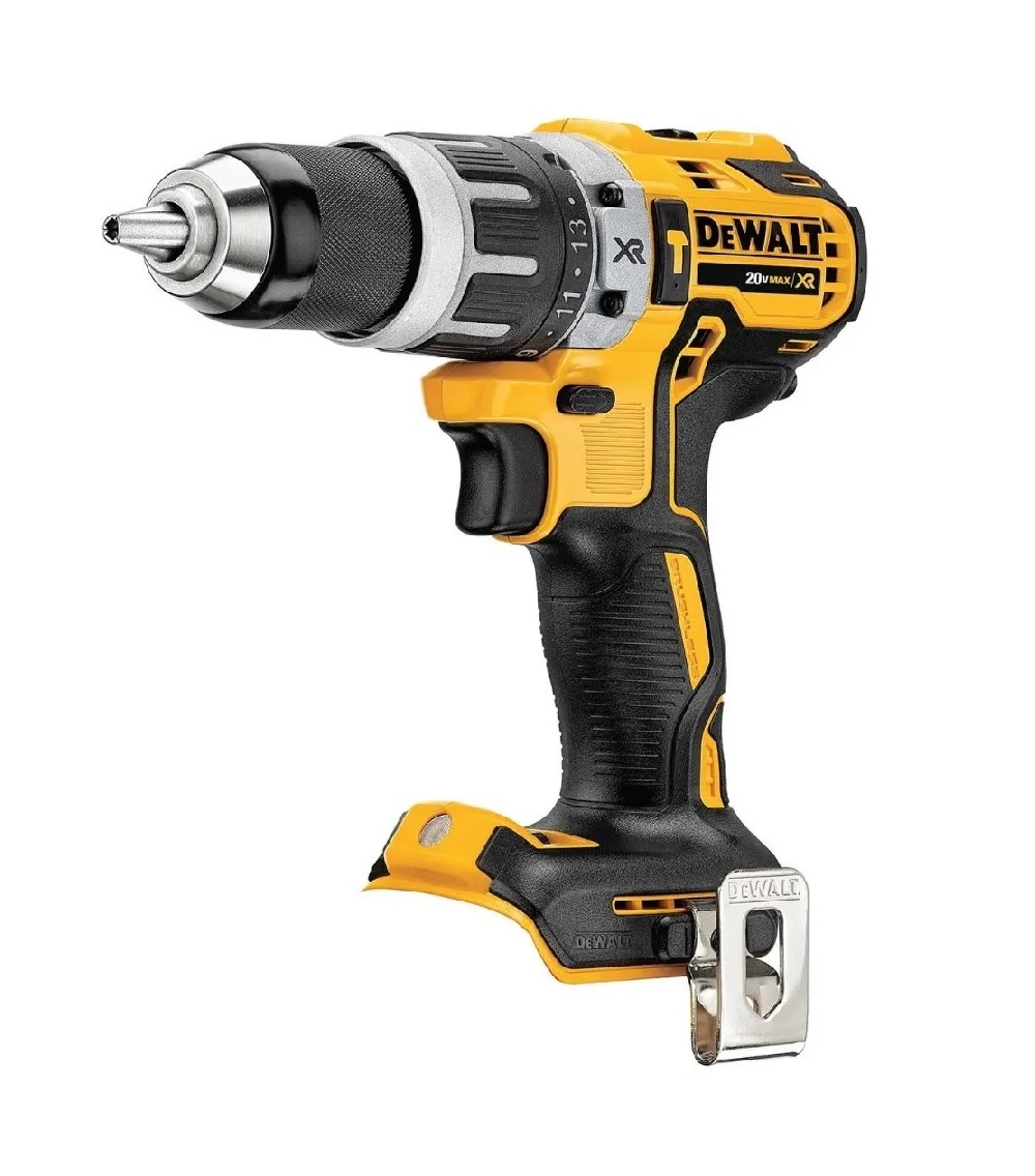 Taladro Atornillador Dewalt Dcd796b color Amarillo  Brushless 20v sin Batería