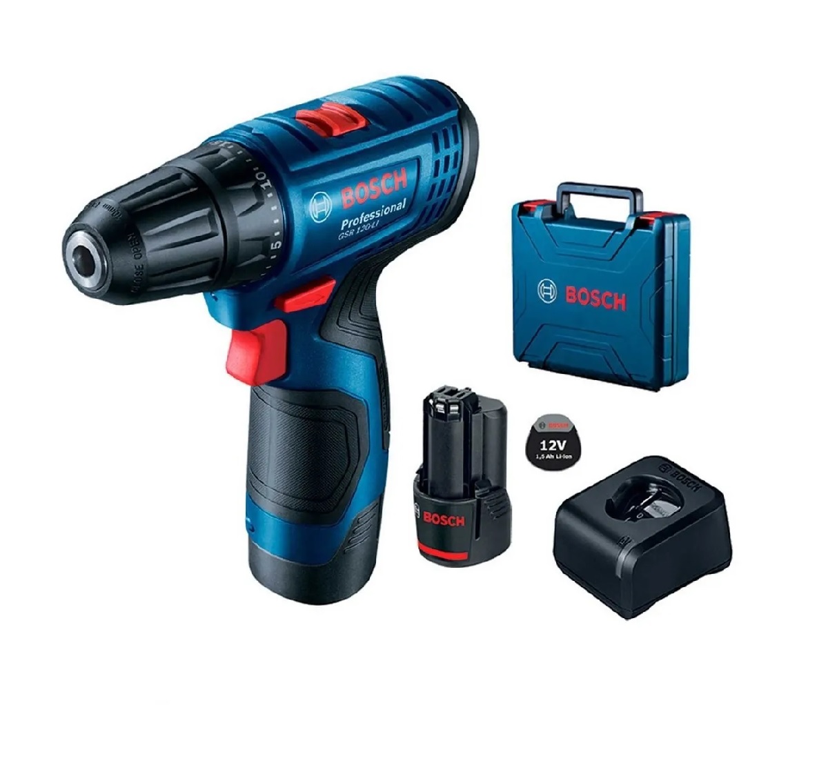 Foto 2 pulgar | Taladro Atornillador Bosch Gsr 120-li 12v más Baterías