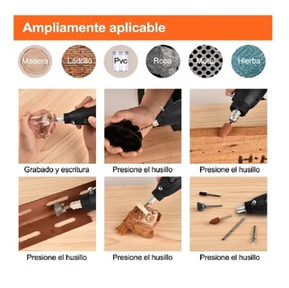 Foto 3 | Set Mini Taladro De Pulido Mototool Eo Safe Imports G4098-115 Color Negro