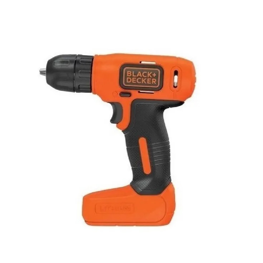 Taladro Inalámbrico Black+Decker LD008 color Naranja 8V 10 mm